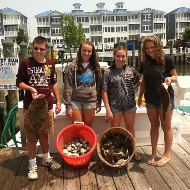 Crabbing in Ocean City